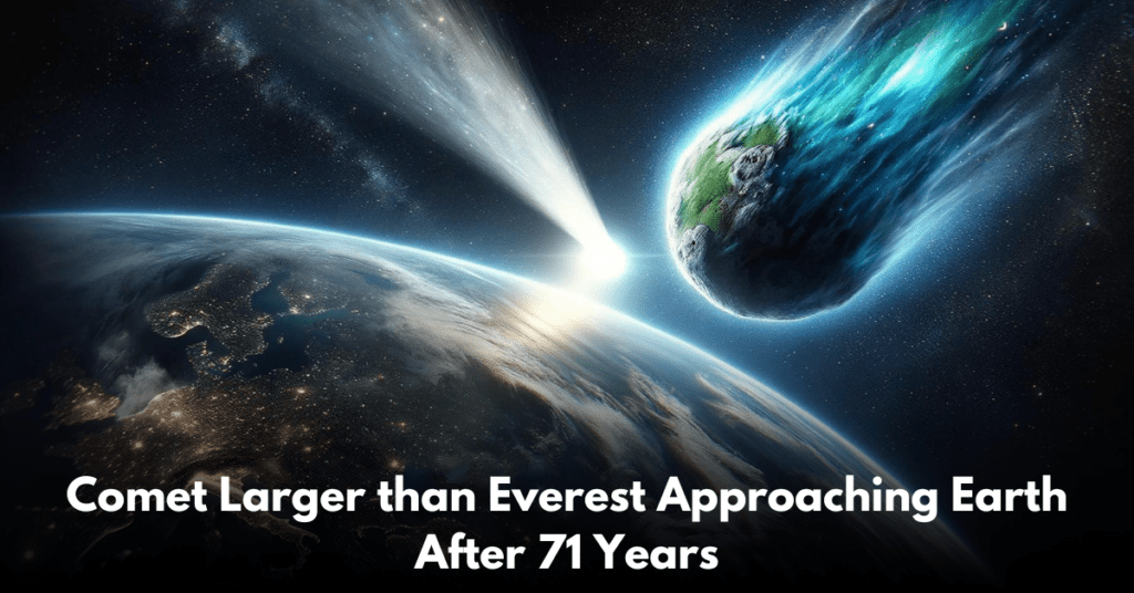 Comet Larger than Everest Approaching Earth After 71 Years