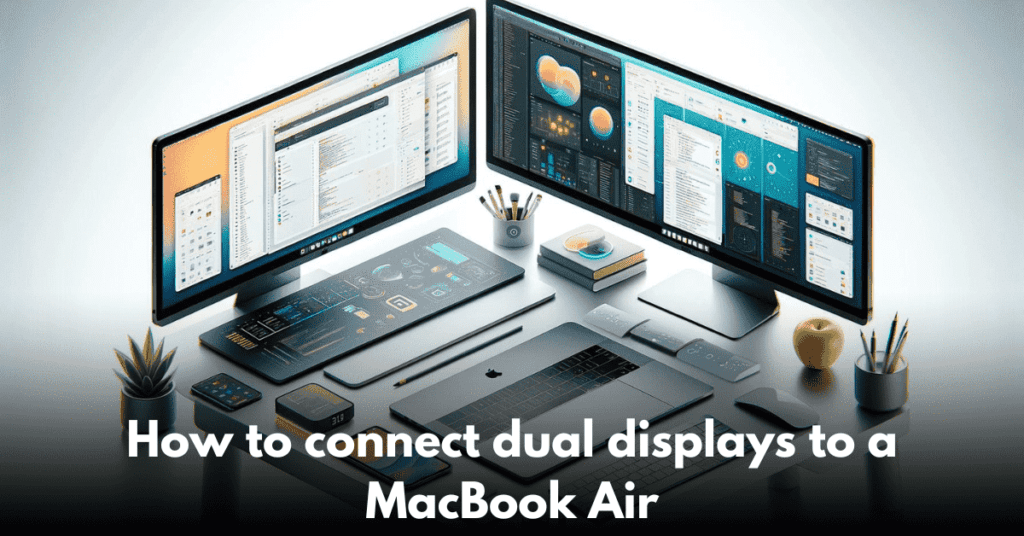 How to connect dual displays to a MacBook Air