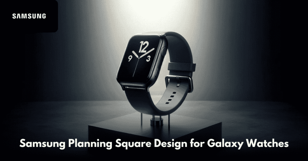 Samsung Planning Square Design for Galaxy Watches